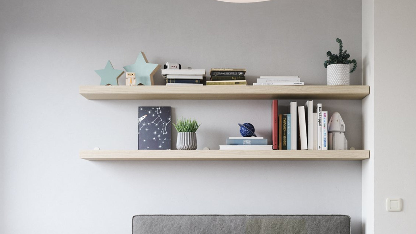 Mensola con supporti arco