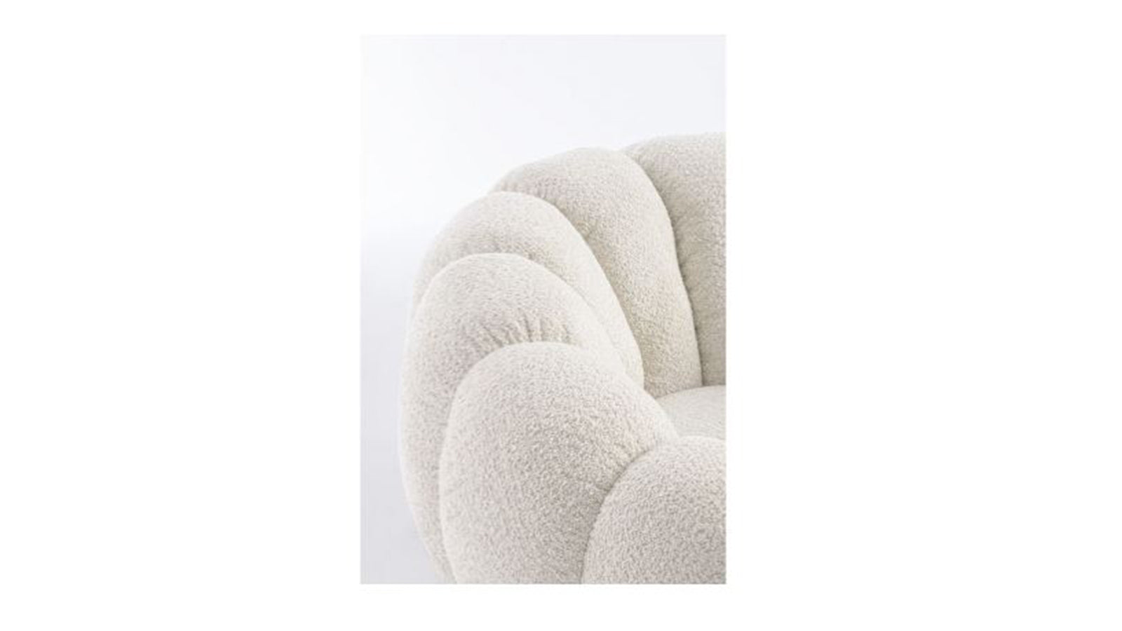 Poltrona girevole florel naturale