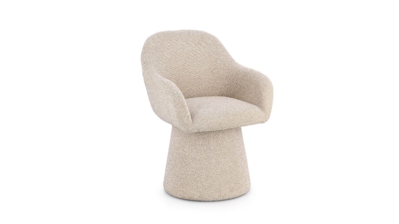 Poltrona girevole antara beige