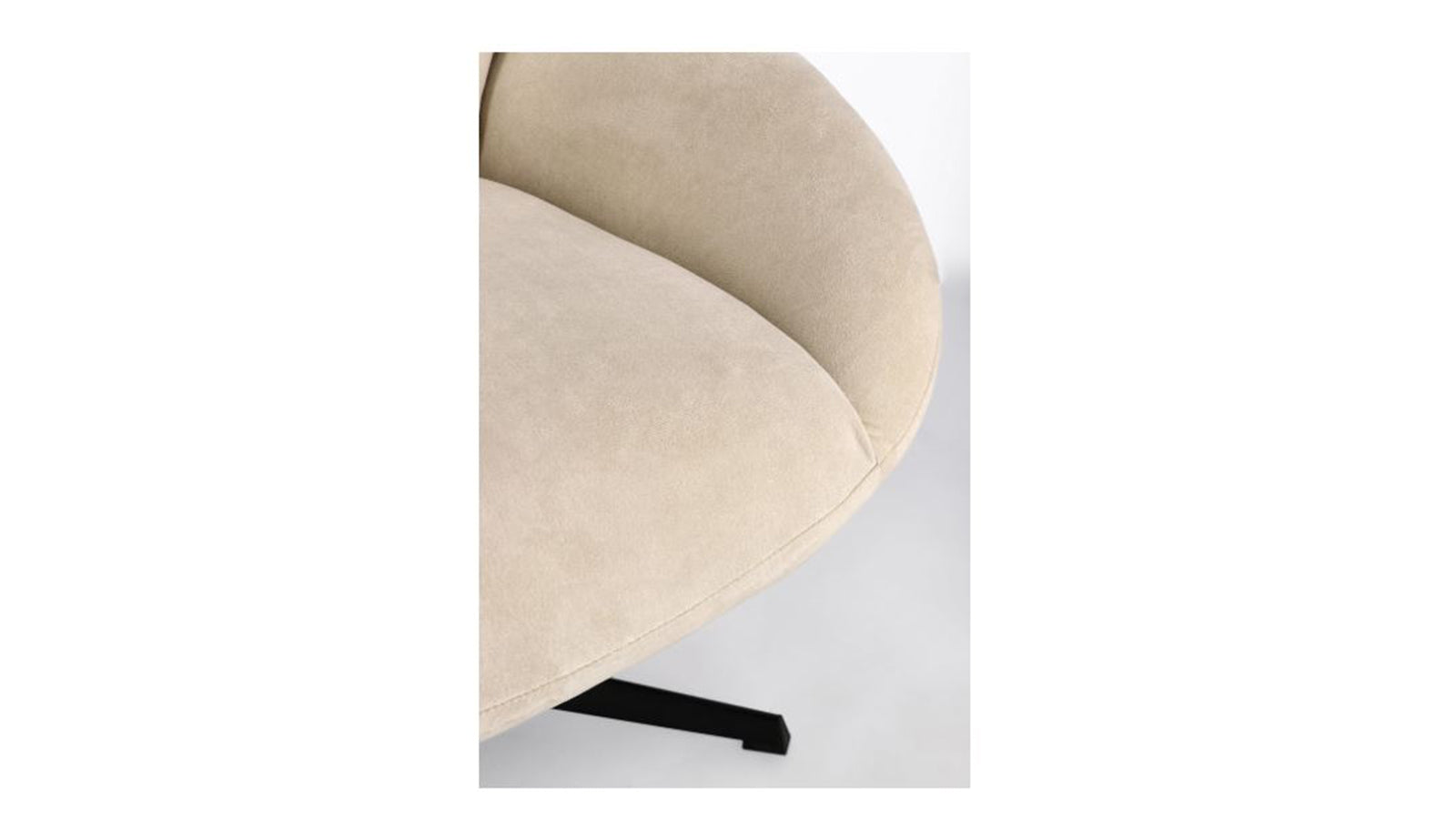 Poltrona girevole violante perla