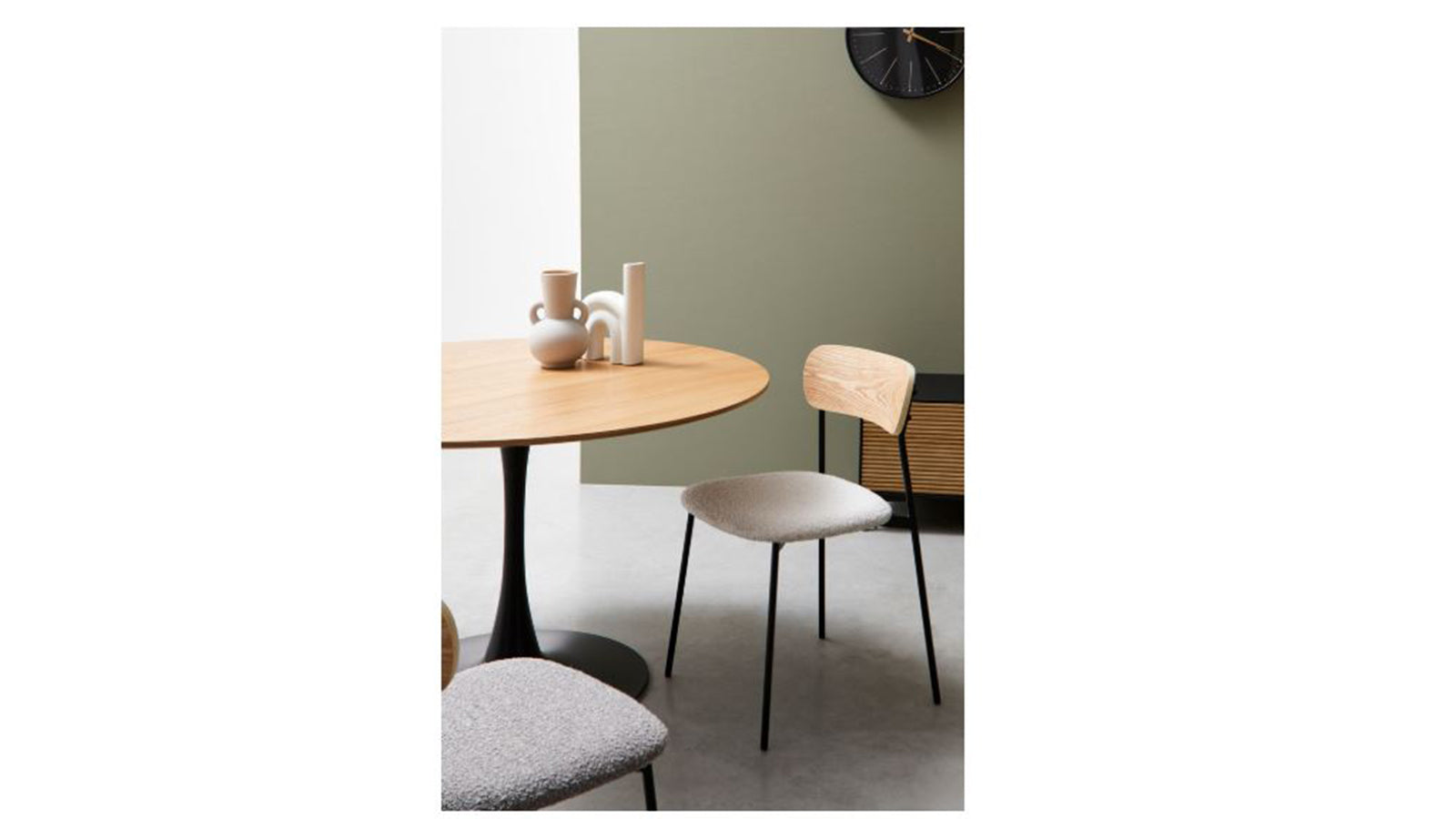 Bloom 120 nero e legno