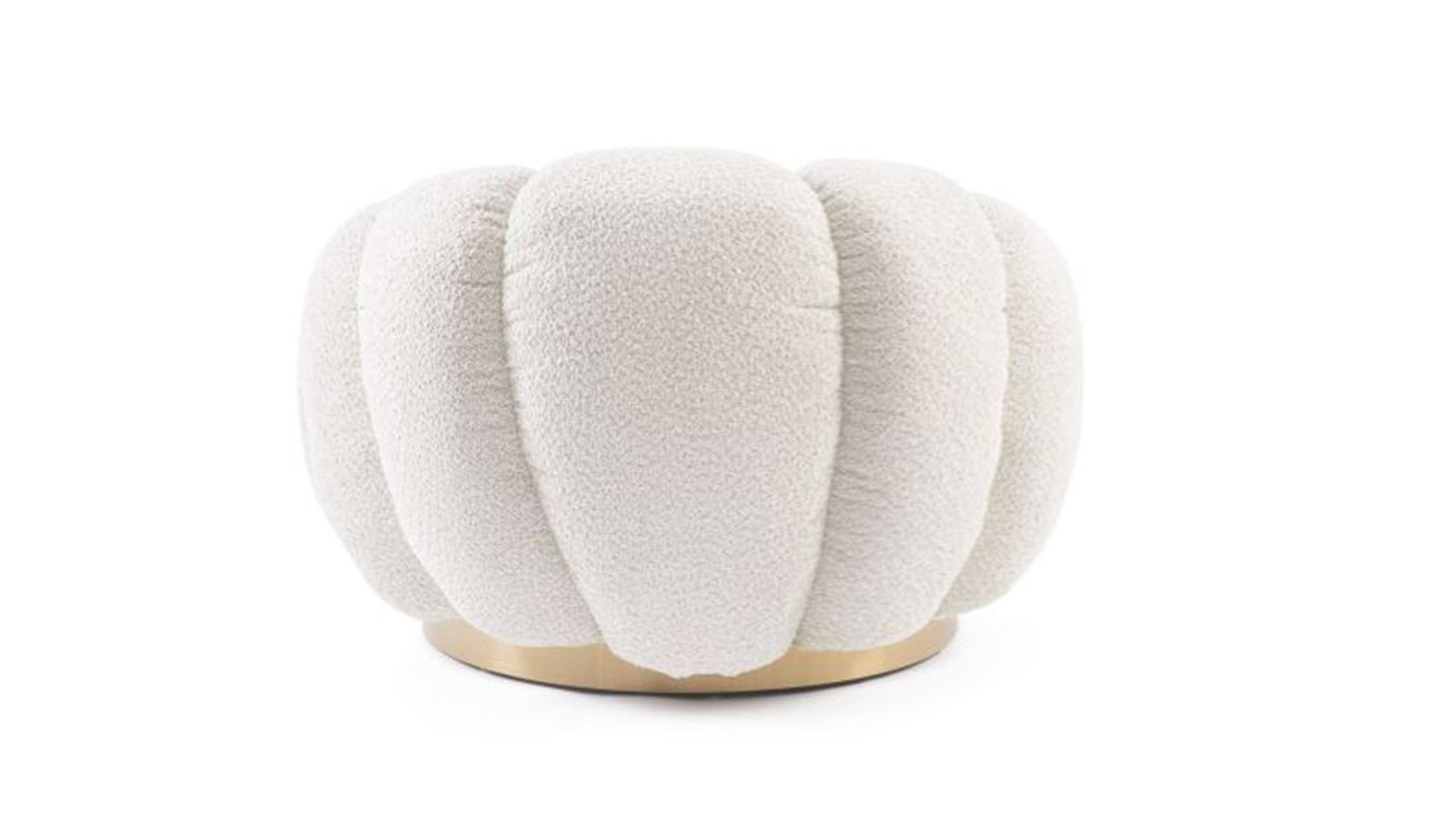 Poltrona girevole florel naturale