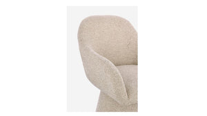 Poltrona girevole antara beige