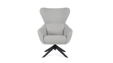 Poltrona girevole hailey grigio