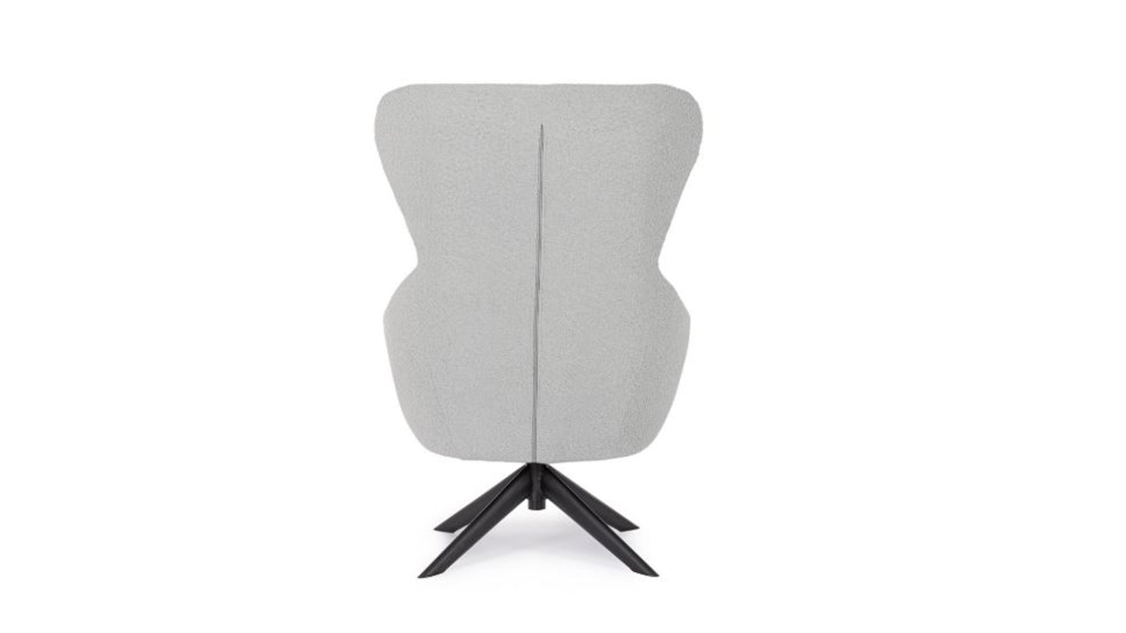 Poltrona girevole hailey grigio
