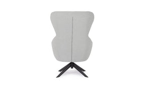 Poltrona girevole hailey grigio