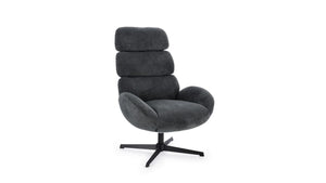 Poltrona girevole violante nero