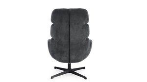 Poltrona girevole violante nero