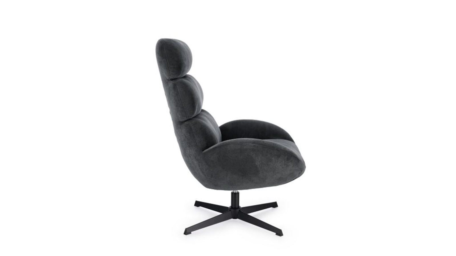Poltrona girevole violante nero