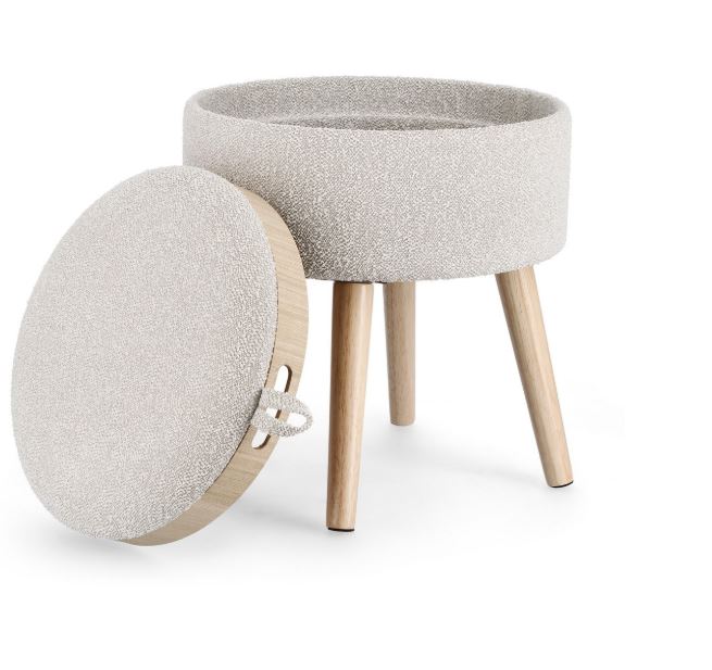 Sgabello contenitore zoya c-vass