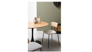 Bloom 120 nero e legno