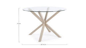 May rotondo effetto legno